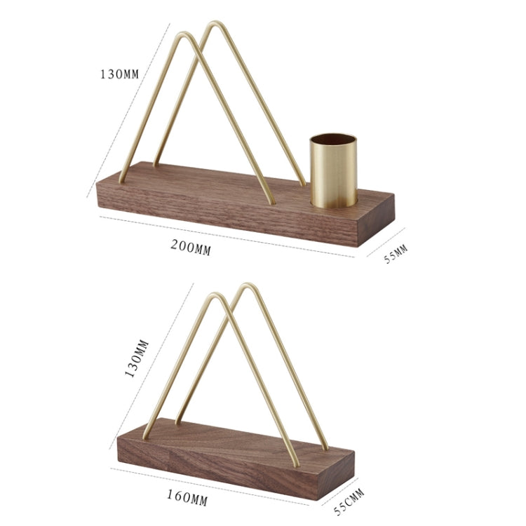 Beech Wood Short Type Vertical Napkin Holder Dining Restaurant Table Decor For Paper Napkins, Mail, Bills - Table Decoration & Accessores by buy2fix | Online Shopping UK | buy2fix