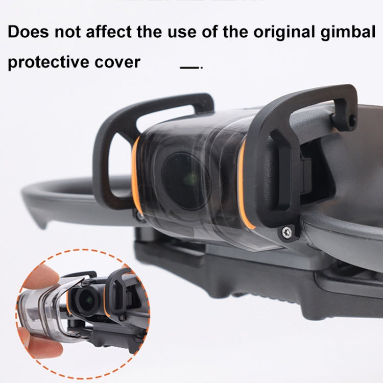 For DJI Avata 2 CQT Aluminum Alloy Drone Gimbal Lens Anti-collision Bumper(Black) -  by CQT | Online Shopping UK | buy2fix