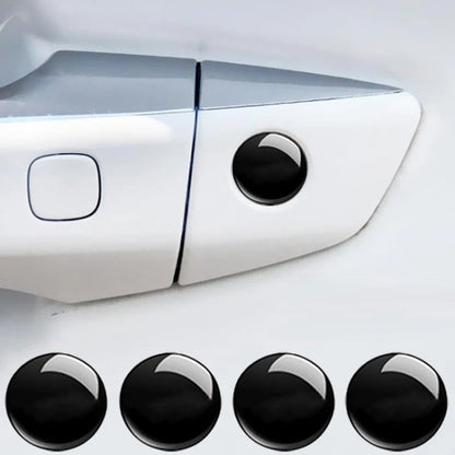 10pcs Car Modification Protection Keyhole Anti-Blocking Sticker(White) - Decorative Sticker by buy2fix | Online Shopping UK | buy2fix