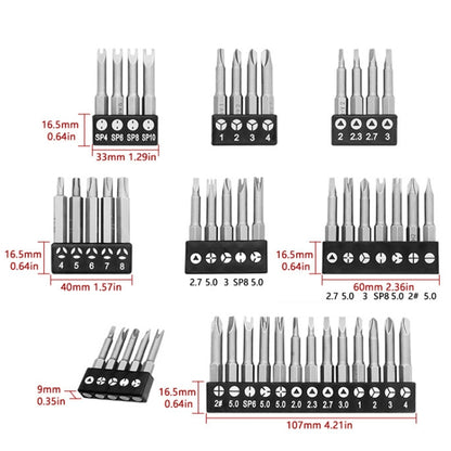 4pcs / Set Triangle Chrome Vanadium Steel Bit Set Appliance Repair Electrical Drill Accessories With Magnetic - Drill & Drill Bits by buy2fix | Online Shopping UK | buy2fix