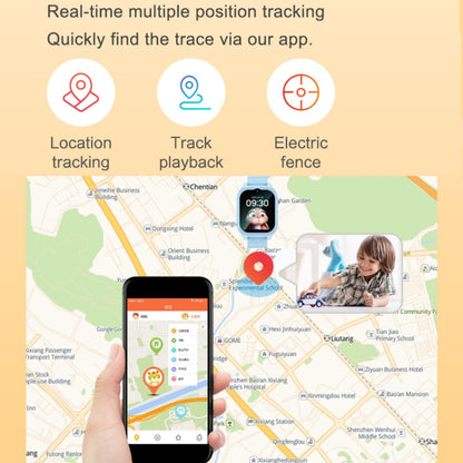 K26H  4G Kids Phone Watch With 1.83-inch Touch Screen Front Camera SOS GPS Location(Blue) - Smart Watches by buy2fix | Online Shopping UK | buy2fix