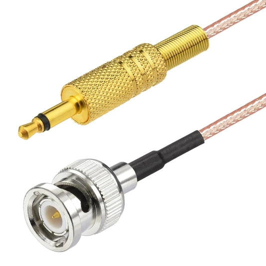 15cm BNC Male To 3.5mm Male Stereo Adapter Coaxial Power Audio RG316 Cable - Connectors by buy2fix | Online Shopping UK | buy2fix