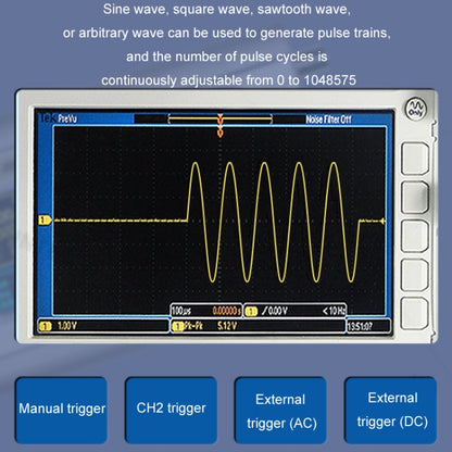 JUNTEK Programmable Dual-Channel DDS Function Arbitrary Waveform Signal Generator, Frequency: 50MHz(AU Plug) - Other Tester Tool by buy2fix | Online Shopping UK | buy2fix