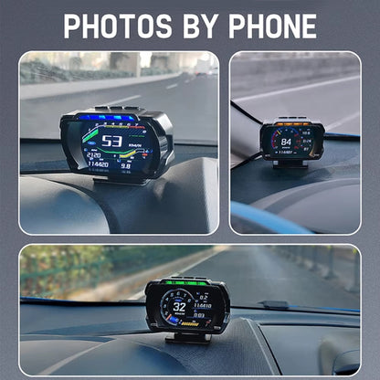 HUD Head-up Display OBD LCD Mileage Speedometer(Thai Version) - Head Up Display System by buy2fix | Online Shopping UK | buy2fix