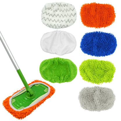 For Swiffer Sweeper and Other 10-inch Flat Mop Replacement Pads Coral Fleece Gray - Handheld Cleaner & Mops by buy2fix | Online Shopping UK | buy2fix