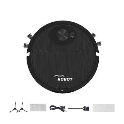 Intelligent Sweeping Robot Sweeping Mopping Suction 3 In 1 Cleaning Machine(8088 Black) - Robot Vacuum Cleaner by buy2fix | Online Shopping UK | buy2fix