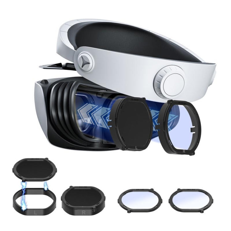 DEVASO For PlayStation VR 2 6 In 1 Magnetic Glasses Anti-Scratch Protective Cover - VR Accessories by DEVASO | Online Shopping UK | buy2fix