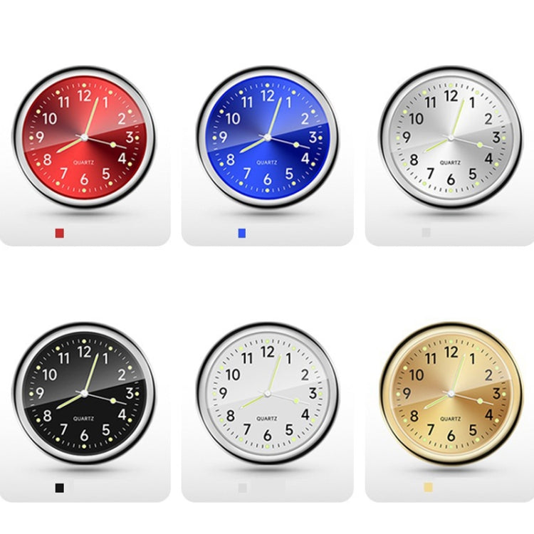 Car Digital Electronic Quartz Luminous Clock, Color: Ruby Blue - Clocks & Car Meters by buy2fix | Online Shopping UK | buy2fix