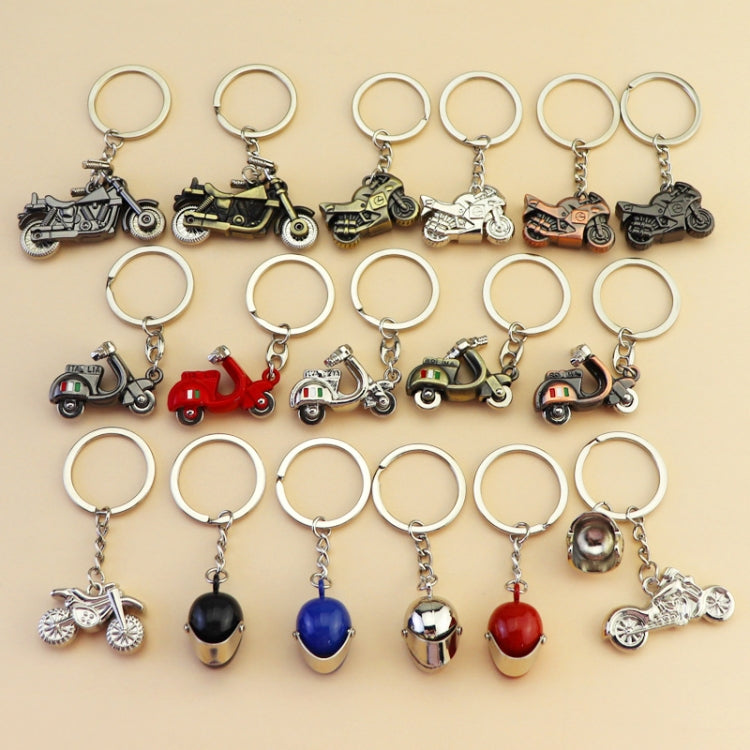 Simulation Cool Motorcycle Keychain Metal Decoration Pendant, Style: X-1425 Green Antique - Key Rings by buy2fix | Online Shopping UK | buy2fix