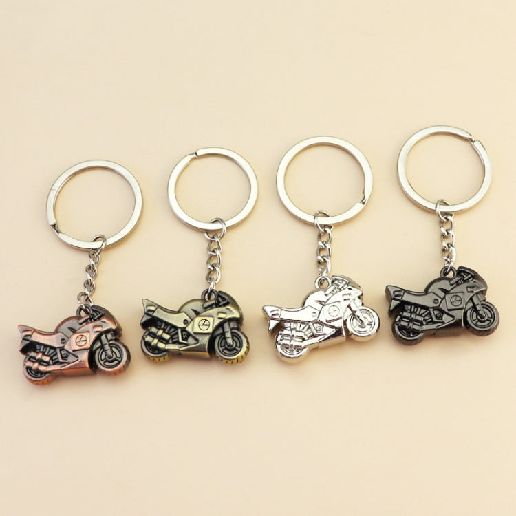 Simulation Cool Motorcycle Keychain Metal Decoration Pendant, Style: X-104 Green Antique - Key Rings by buy2fix | Online Shopping UK | buy2fix