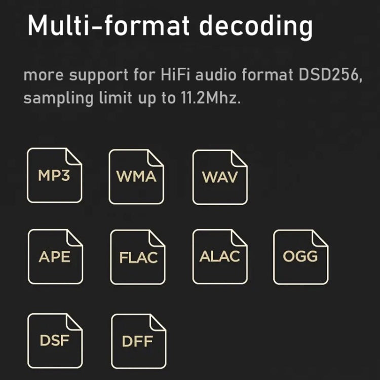 HiFi Lossless Music Player Mastering DSD256 Hard Decoding MP3, Memory: 32GB(Gray) - MP3 Player by buy2fix | Online Shopping UK | buy2fix