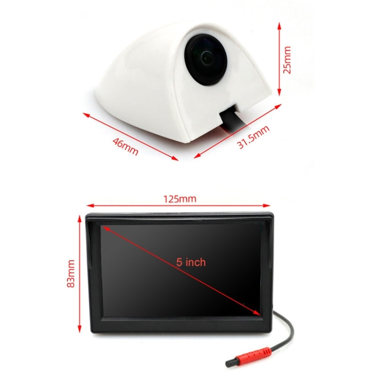 5 Inch AHD Video Monitor Car Reversing High-Definition Camera, Specification: No Video Recording + Blind Spot - Rear View Cameras by buy2fix | Online Shopping UK | buy2fix