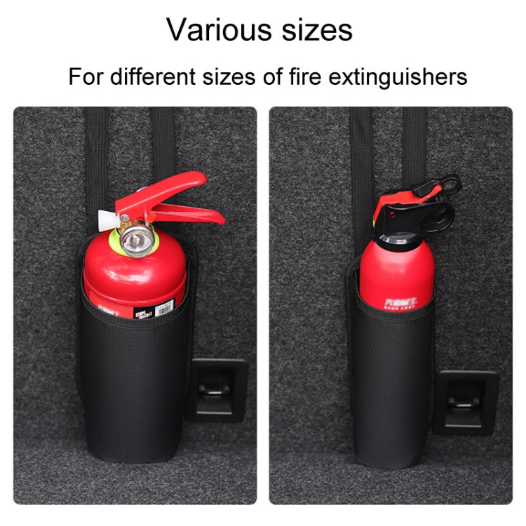 Small Car Fire Extinguisher Storage Bag Auto Seatback Bag Cup Holder - Stowing Tidying by buy2fix | Online Shopping UK | buy2fix