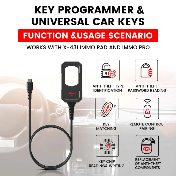 Launch Key Programmer + 4 Key Super Chip Smart Card Set(X431) - Code Readers & Scan Tools by Launch | Online Shopping UK | buy2fix