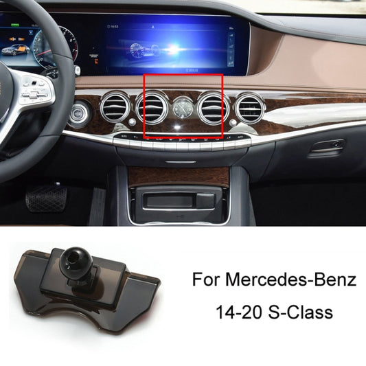 For Mercedes-Benz Mobile Phone Holder Car Air Outlet Base, Model: 14-20 S-Class - Special Car Holders by buy2fix | Online Shopping UK | buy2fix