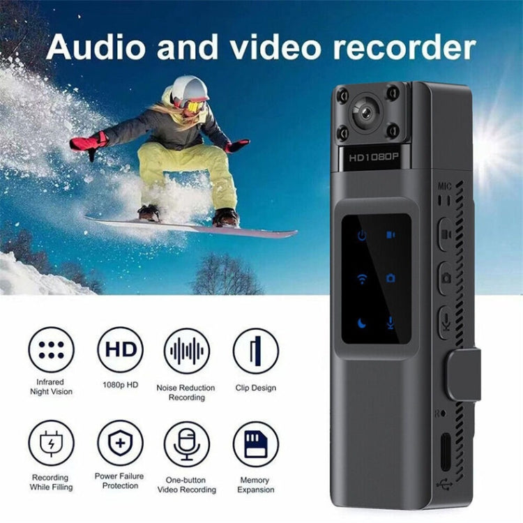 WIFI HD Night Vision Chest-Worn Work Recorder Cycling Camera, Model: L13+32G TF Card - Video Cameras by buy2fix | Online Shopping UK | buy2fix