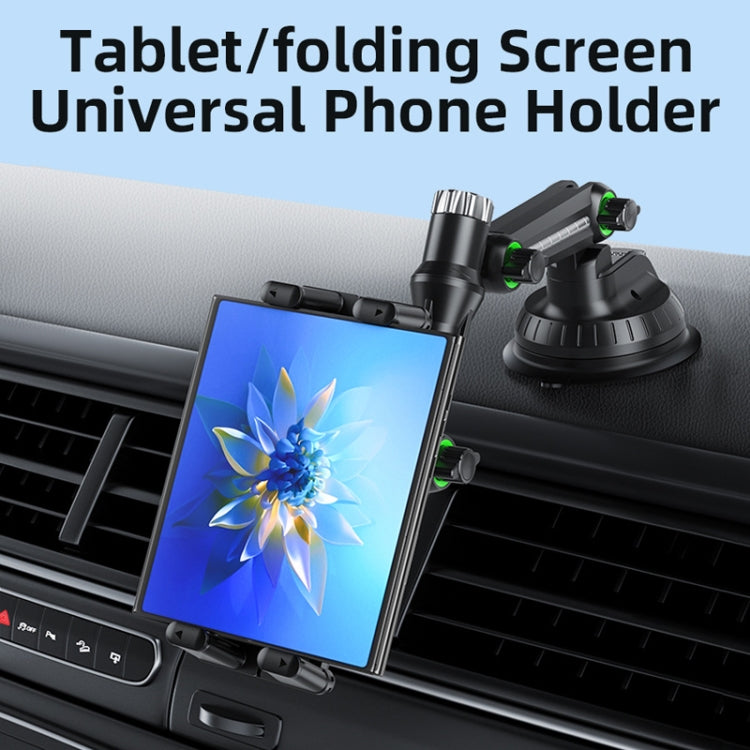 Car Suction Cup Extended Tube Stacking Screen Phone Tablet Universal Holder - Universal Car Holders by buy2fix | Online Shopping UK | buy2fix