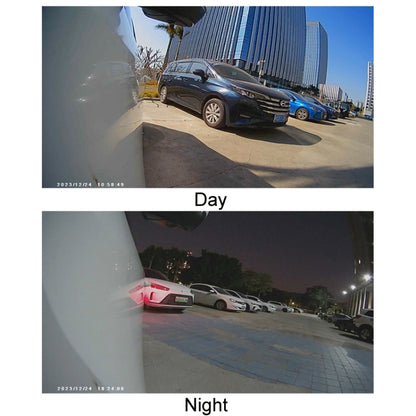 Punch-Free Car Imaging Side View Blind Spot Car Universal Night Vision Camera, Specifications: CVBS Black - Rear View Cameras by buy2fix | Online Shopping UK | buy2fix