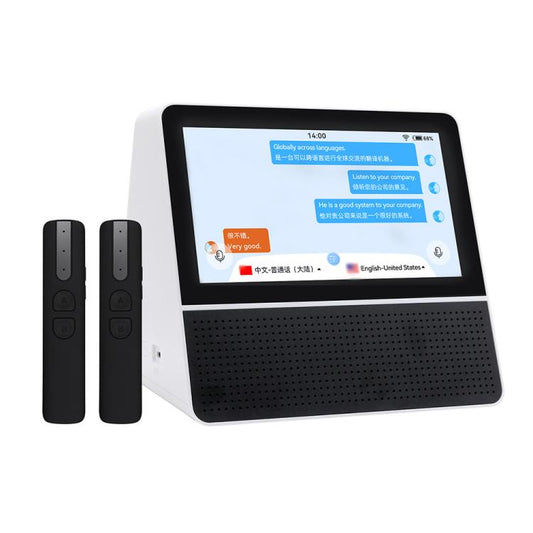 X7 7-inch HD Touch Dual-screen 2.4 / 5.0G Business Intelligent Voice Translator, Color: with US Plug -  by buy2fix | Online Shopping UK | buy2fix