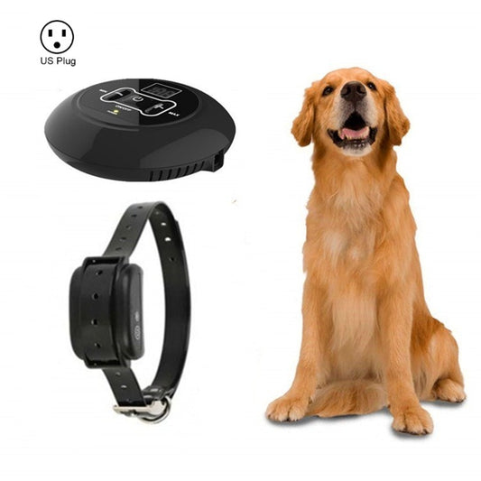 Electronic Fence Wireless Pet Training Device Bark Stop, Plug Type:US Plug(With 1 Collar) - Training Aids by buy2fix | Online Shopping UK | buy2fix