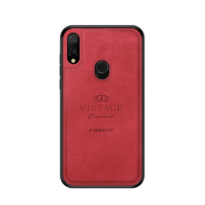 PINWUYO Shockproof Waterproof Full Coverage PC + TPU + Skin Protective Case for Xiaomi Redmi Note 7(Red) - Xiaomi Cases by PINWUYO | Online Shopping UK | buy2fix