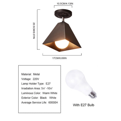 LED Nordic Modern Hanging Lamp Creative Simple Pendant Light E27 Bulb Perfect for Kitchen Dining Room Bedroom Living Room (Color:White Size: + Cold White) - Celling Lights & Chandeliers by YWXLight | Online Shopping UK | buy2fix