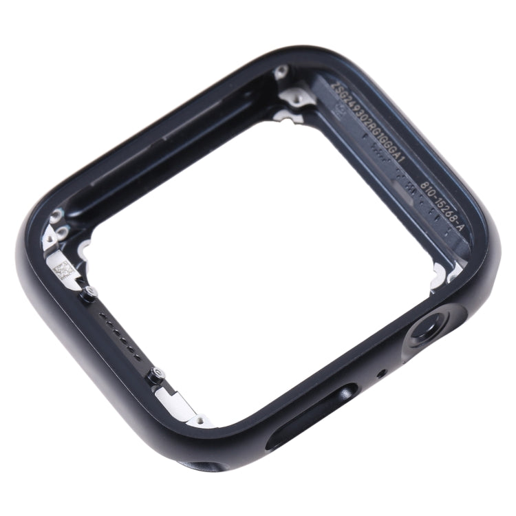For Apple Watch Series SE 2022 44mm Stainless Steel Middle Frame Bezel Plate (Black) - LCD Related Parts by buy2fix | Online Shopping UK | buy2fix