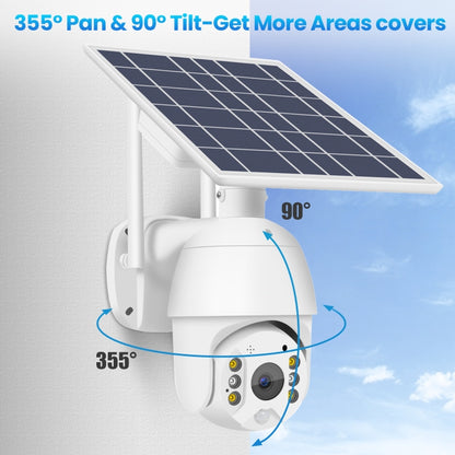 T16 1080P Full HD Solar Powered WiFi Camera, Support PIR Alarm, Night Vision, Two Way Audio, TF Card - Security by buy2fix | Online Shopping UK | buy2fix