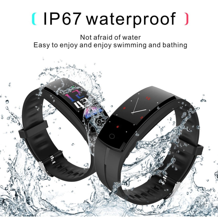 QS100 0.96 inches TFT Color Screen Smart Bracelet IP67 Waterproof, Support Call Reminder /Heart Rate Monitoring /Sleep Monitoring /Sedentary Reminder /Blood Pressure Monitoring (Coffee) - Smart Wear by buy2fix | Online Shopping UK | buy2fix