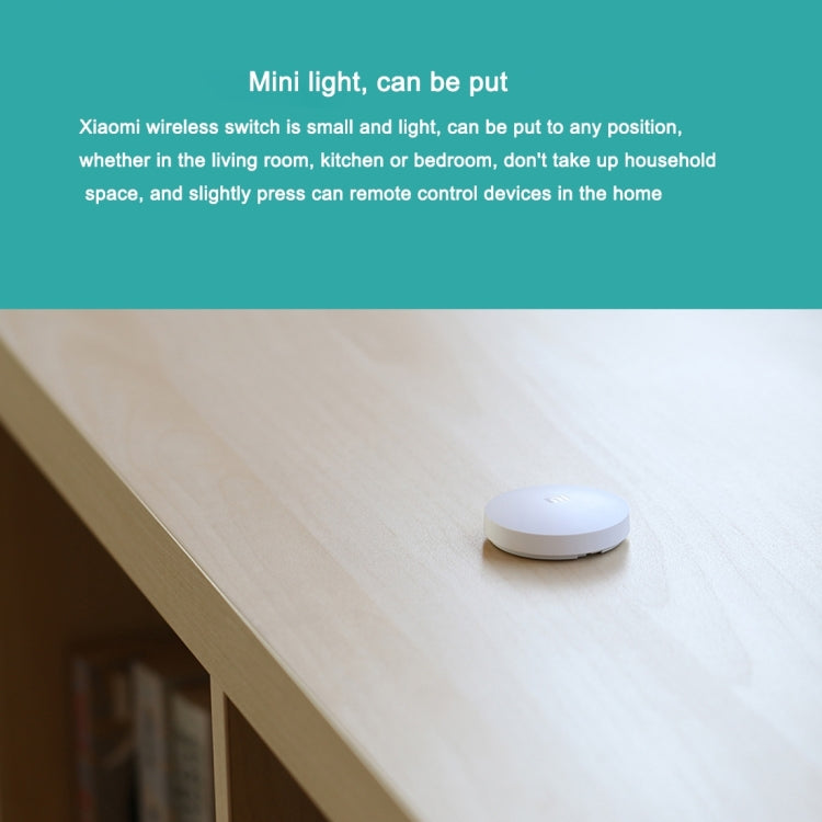 Original Xiaomi Mijia Intelligent Mini Wireless Switch for Xiaomi Smart Home Suite Devices,,with the Xiaomi Multifunctional Gateway Use (CA1001) - Consumer Electronics by Xiaomi | Online Shopping UK | buy2fix