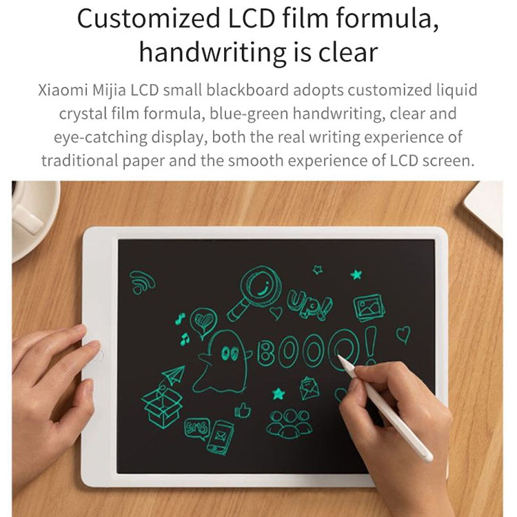 Original Xiaomi Mijia 13.5 inch LCD Digital Graphics Board Electronic Handwriting Tablet with Pen(White) -  by Xiaomi | Online Shopping UK | buy2fix