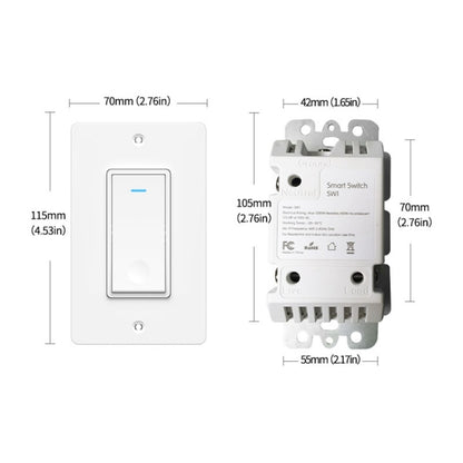 120 Type WiFi Smart Wall Touch Switch, US Plug(White) - Consumer Electronics by buy2fix | Online Shopping UK | buy2fix