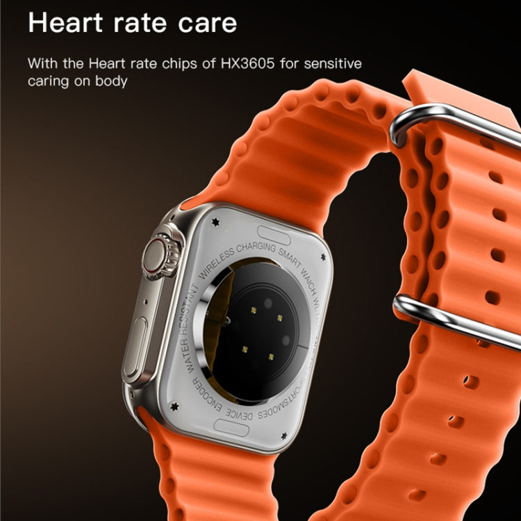 Yesido IO19 2 inch IPS Screen IP68 Waterproof Smart Watch, Support Blood Pressure Monitoring / ECG (Orange) - Smart Watches by Yesido | Online Shopping UK | buy2fix