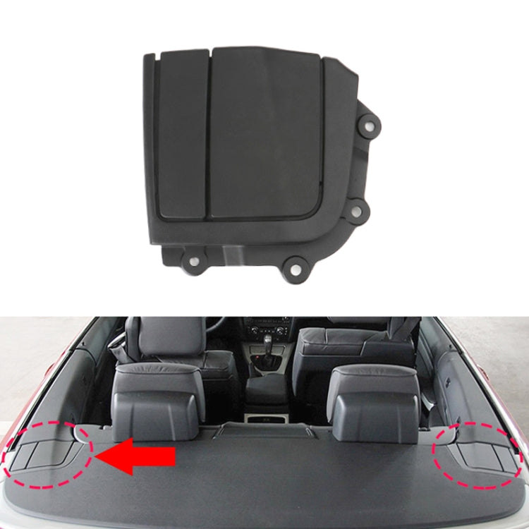 For BMW 3 Series E93 Left Driving Car Convertible Rear Platform Left Hinge Cover Folding Cover 5437 7174 545(Black) - Others by buy2fix | Online Shopping UK | buy2fix