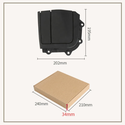 For BMW 3 Series E93 Left Driving Car Convertible Rear Platform Left Hinge Cover Folding Cover 5437 7174 547(Beige) - Others by buy2fix | Online Shopping UK | buy2fix
