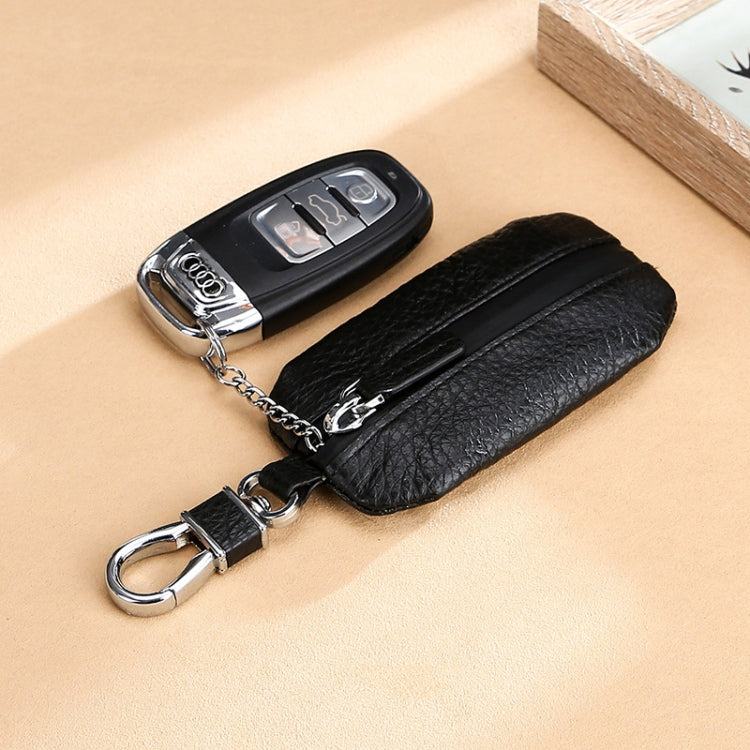 TP-9016 Litchi Texture Waterproof Zipper Car Key Bag (Green) - Car Key Cases by buy2fix | Online Shopping UK | buy2fix