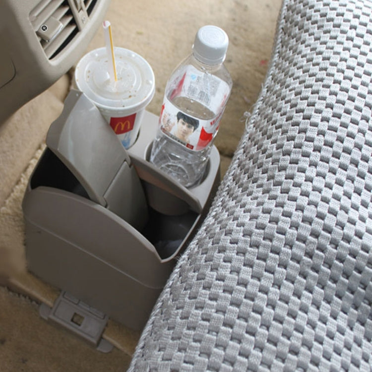 SHUNWEI SD-1605 Multifunction 3 in 1 Car Cup Holder Drink Bottle Can Garbage Can Portable Vehicle Trash Can Bin Rubbish Bin Organizer(Khaki) - Stowing Tidying by SHUNWEI | Online Shopping UK | buy2fix