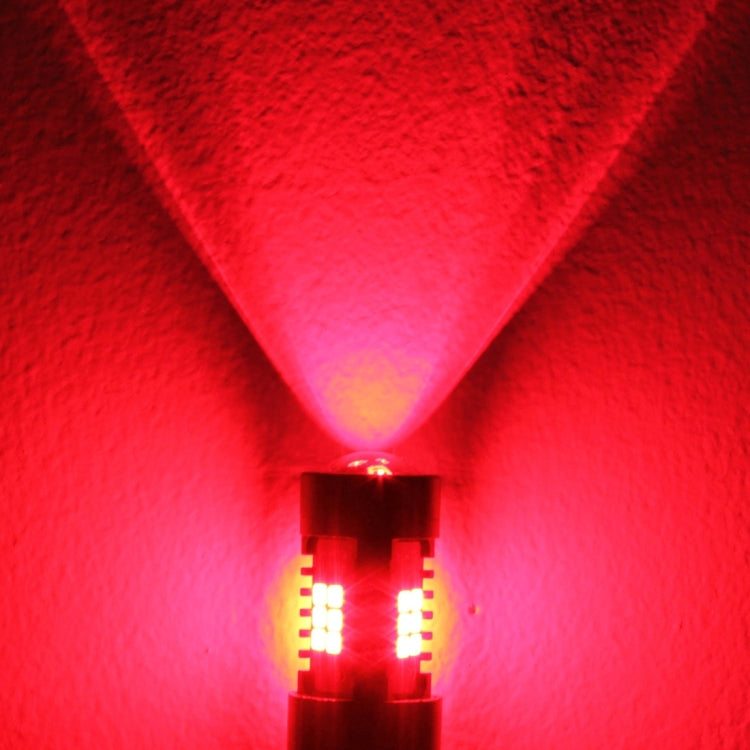 2 PCS 10.5W 1157-2835-21smd Red LED Car Brake Light Tail Light Bulb, DC 12-24V(Red Light) - Brake Lights by buy2fix | Online Shopping UK | buy2fix