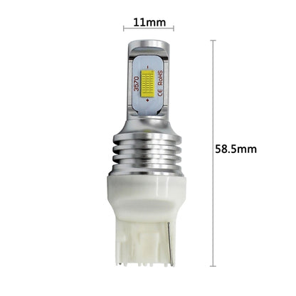 2 PCS T20/7440 72W 1000LM 6000-6500K Bright White Light Car Turn Backup LED Bulbs Reversing Lights, DC 12-24V (Ice Blue Light) - In Car by buy2fix | Online Shopping UK | buy2fix