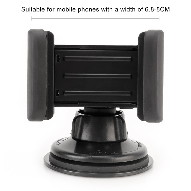 3R-1005 Universal Car Suction Cup Mount Bracket Phone Holder for 68-80mm Mobile Phone - Car Holders by 3R | Online Shopping UK | buy2fix