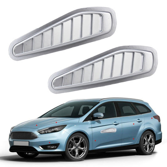 2 PCS Car Auto Decorative Air Flow Intake Scoop Turbo Bonnet Vent Cover Hood - Decorative Sticker by buy2fix | Online Shopping UK | buy2fix