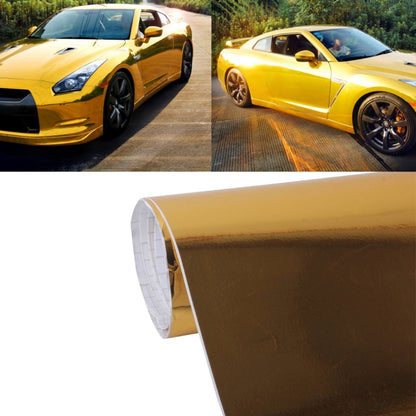 1.52m × 0.5m Electroplating Car Auto Body Decals Sticker Self-Adhesive Side Truck Vinyl Graphics(Gold) - Auto Film by buy2fix | Online Shopping UK | buy2fix