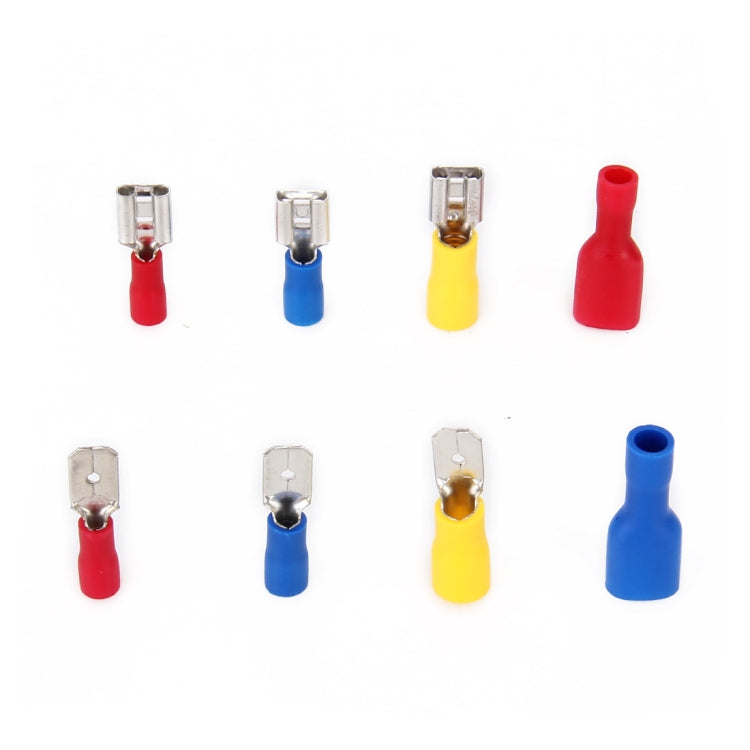 80 in 1 Mixed Cold Press Electrical Insulated Terminals Crimp Connectors Assortment Kit - In Car by buy2fix | Online Shopping UK | buy2fix