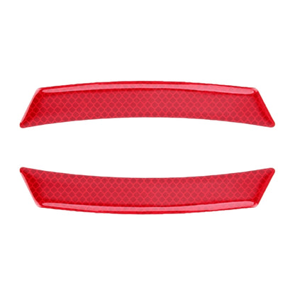 2 PCS Car-Styling Wheel Eyebrow Decorative Sticker Decorative Strip (Red) - Decorative Sticker by buy2fix | Online Shopping UK | buy2fix