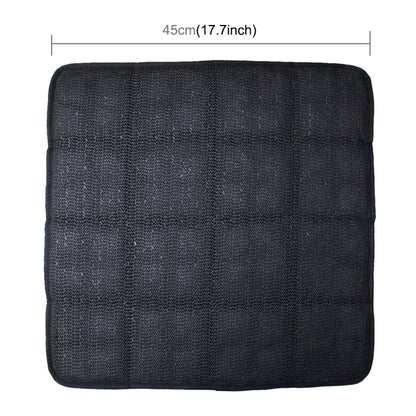 Universal Breathable Four Season Auto Ice Blended Fabric Mesh Seat Cover Cushion Pad Mat for Car Supplies Office Chair(Khaki) - Seat Accessories by buy2fix | Online Shopping UK | buy2fix