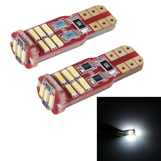 2PCS T10 2W 100LM 6000K 12 SMD-4014 LEDs Car Clearance Lights Lamp, DC 12V(White Light) - Clearance Lights by buy2fix | Online Shopping UK | buy2fix