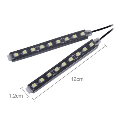 2 in 1 4.5W 18 SMD-5050-LEDs RGB Car Interior Floor Decoration Atmosphere Neon Light Lamp, DC 12V(White Light) - Atmosphere lights by buy2fix | Online Shopping UK | buy2fix