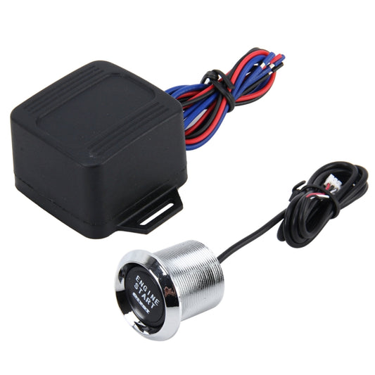 One-button Start Starter Switch with Illumination Engine Start Pivot Illumination Starter with Blue Lighting - In Car by buy2fix | Online Shopping UK | buy2fix