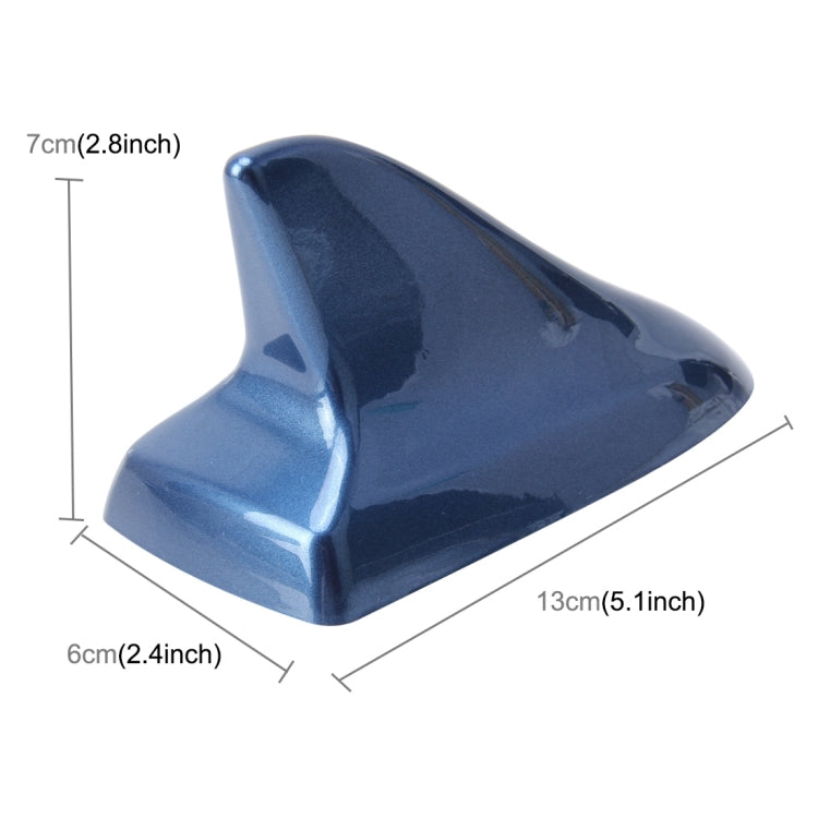 A-886 Car Auto Shark Fin Dome Antenna Decoration for Honda Buick Nissan Hyundai Toyota Volkswagen Mazda(Dark Blue) - Aerials by buy2fix | Online Shopping UK | buy2fix