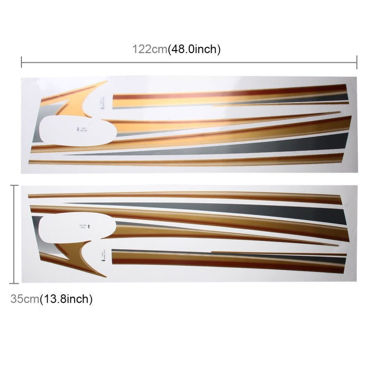 5 PCS SUV Body Decorative Strip Brand Car Streamline Shining Sticker for Toyota Prado4000 2011 Version - Decorative Sticker by buy2fix | Online Shopping UK | buy2fix